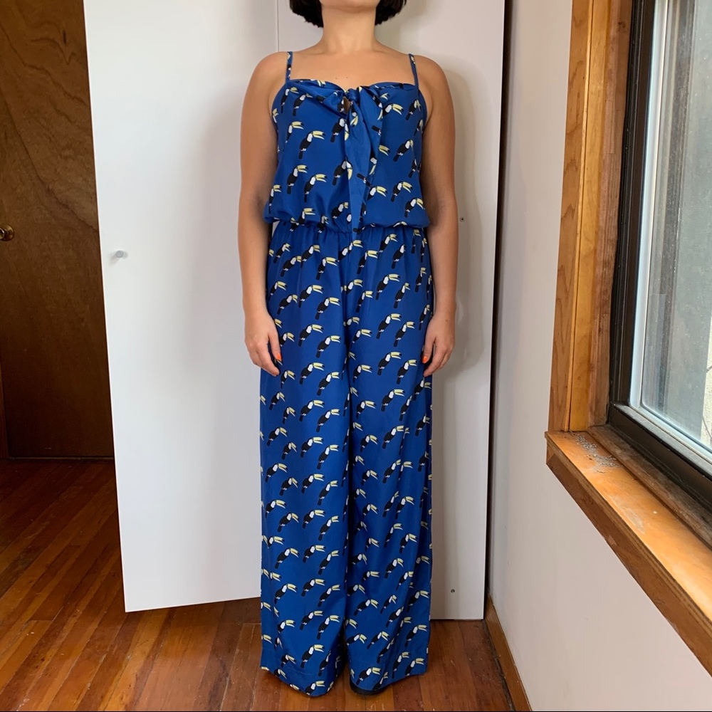Toucan bird jumpsuit
